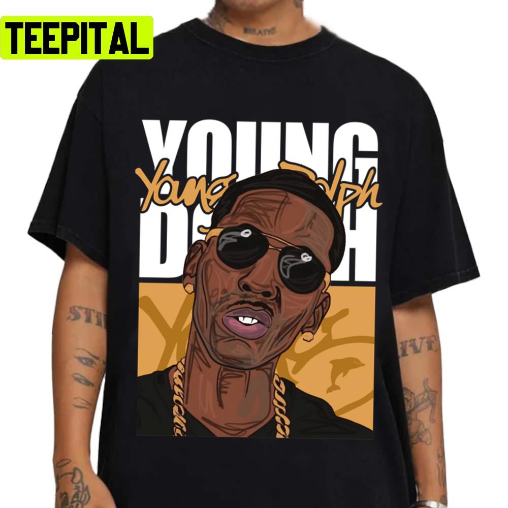 Animated The Legend Young Dolph Unisex T-Shirt Animated The Legend Young Dolph Unisex T-Shirt
