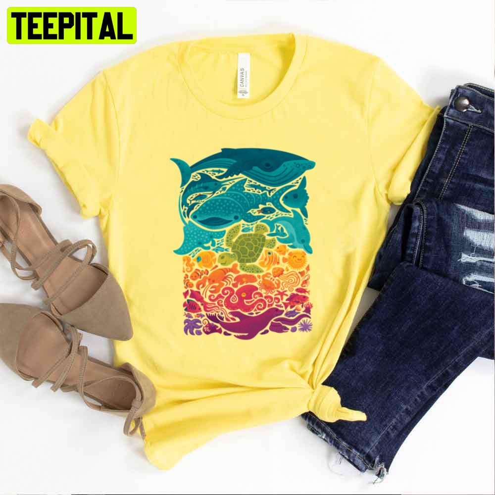 Aquatic Spectrum Unisex T-Shirt Aquatic Spectrum Unisex T-Shirt