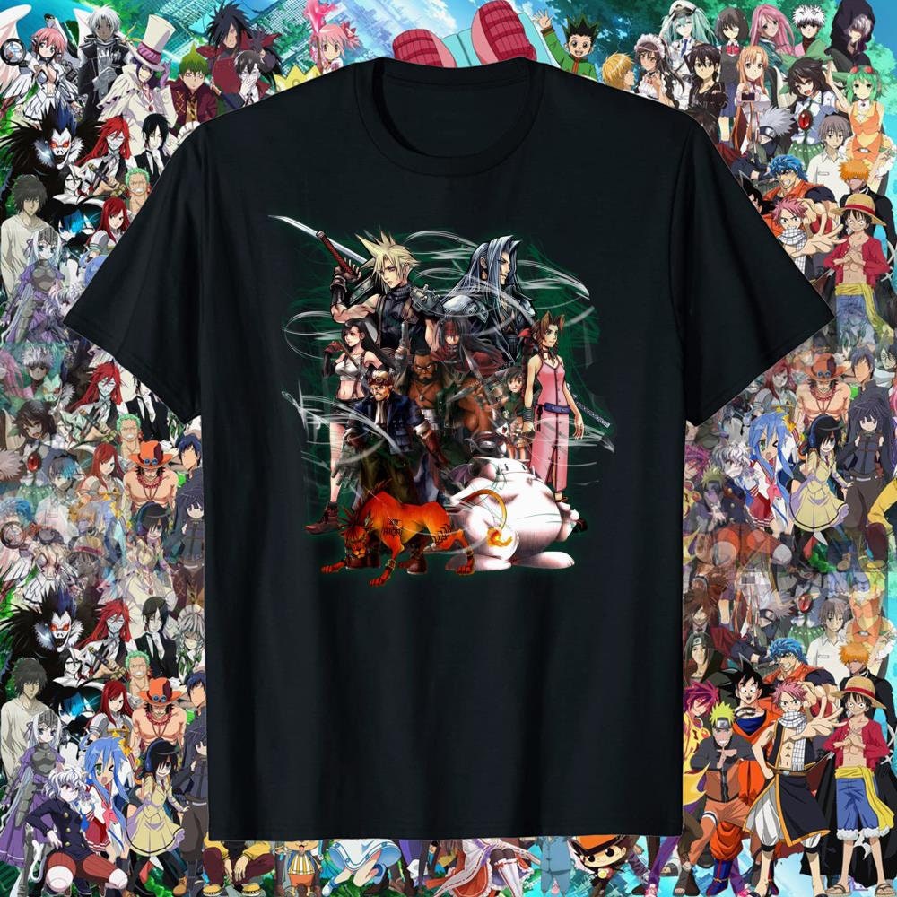Art Final Fantasy Vii Collage Unisex T-Shirt Art Final Fantasy Vii Collage Unisex T-Shirt