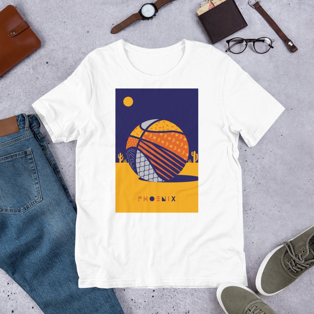 Art Graphic Phoenix Tee Basketball Unisex T-Shirt Art Graphic Phoenix Tee Basketball Unisex T-Shirt