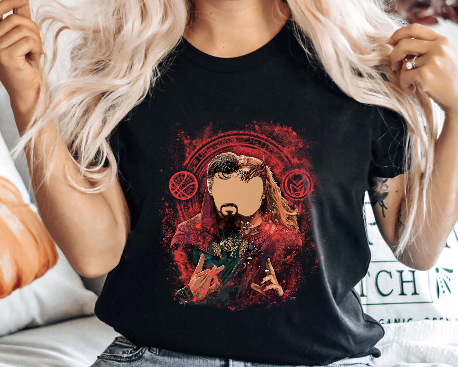 Art Mix Between Strange and Wanda Unisex T-Shirt Art Mix Between Strange and Wanda Unisex T-Shirt