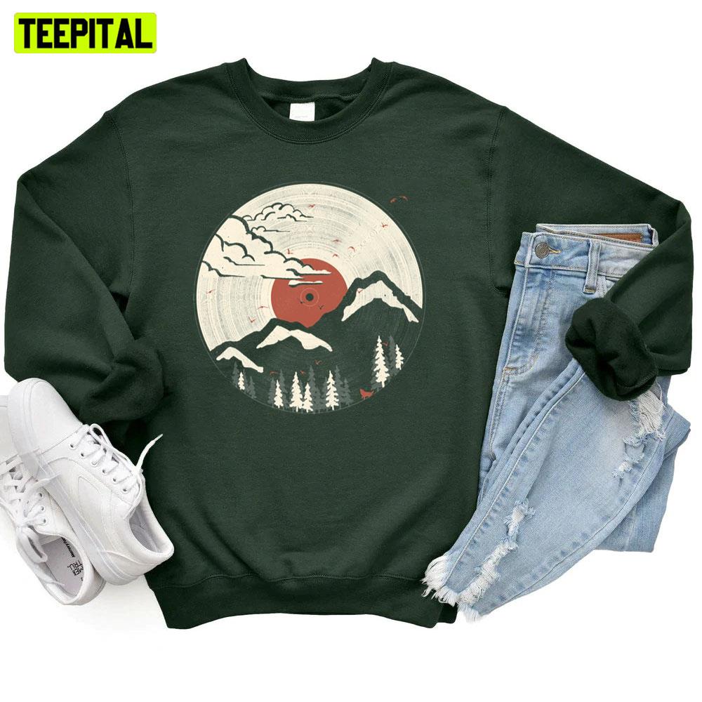 Art Sun Behind Mountain Unisex T-Shirt Art Sun Behind Mountain Unisex T-Shirt