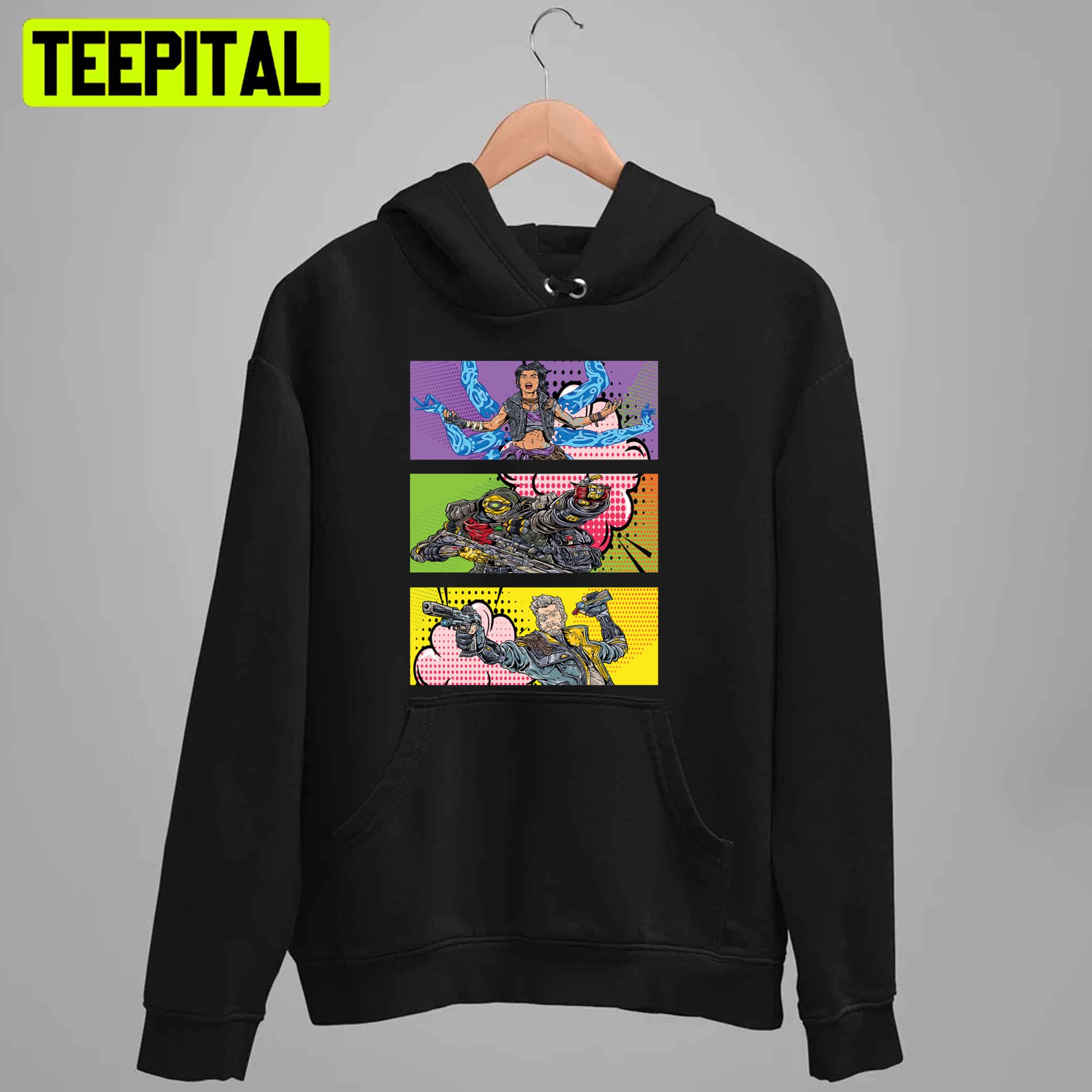 Art The Siren Fl4k Borderlands 3 Pop Up The Unisex T-Shirt Art The Siren Fl4k Borderlands 3 Pop Up The Unisex T-Shirt