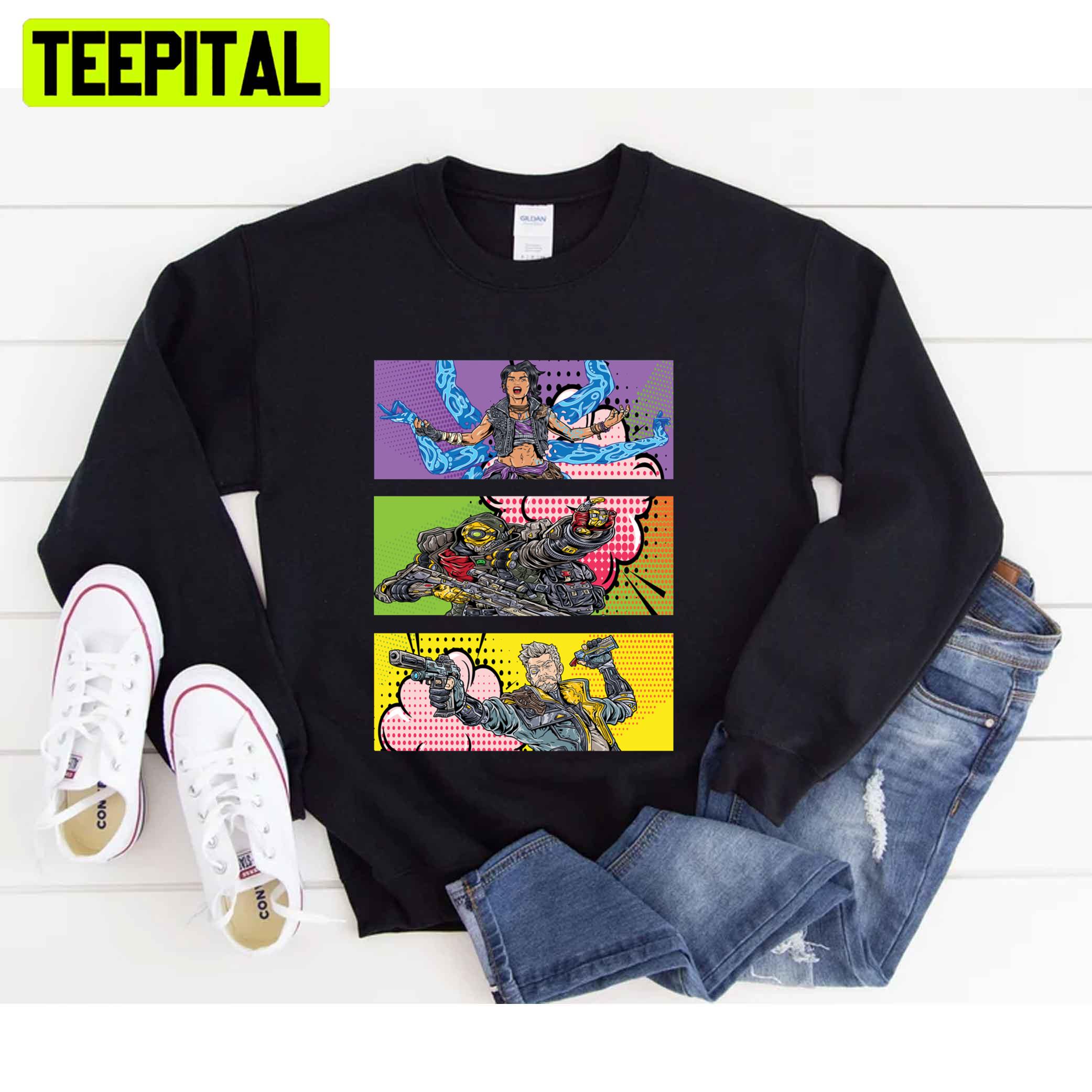 Art The Siren Fl4k Borderlands 3 Pop Up The Unisex T-Shirt Art The Siren Fl4k Borderlands 3 Pop Up The Unisex T-Shirt