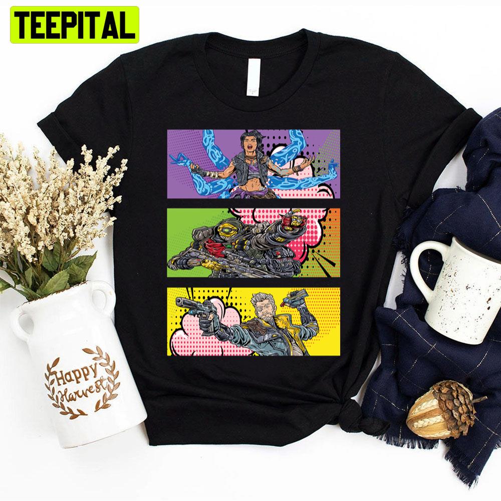 Art The Siren Fl4k Borderlands 3 Pop Up The Unisex T-Shirt Art The Siren Fl4k Borderlands 3 Pop Up The Unisex T-Shirt