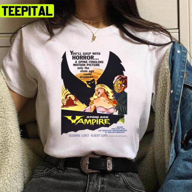 Atom Age Vampire Retro Movie 90s Unisex T-Shirt Atom Age Vampire Retro Movie 90s Unisex T-Shirt