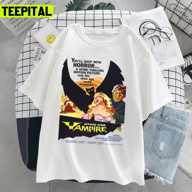 Atom Age Vampire Retro Movie 90s Unisex T-Shirt Atom Age Vampire Retro Movie 90s Unisex T-Shirt