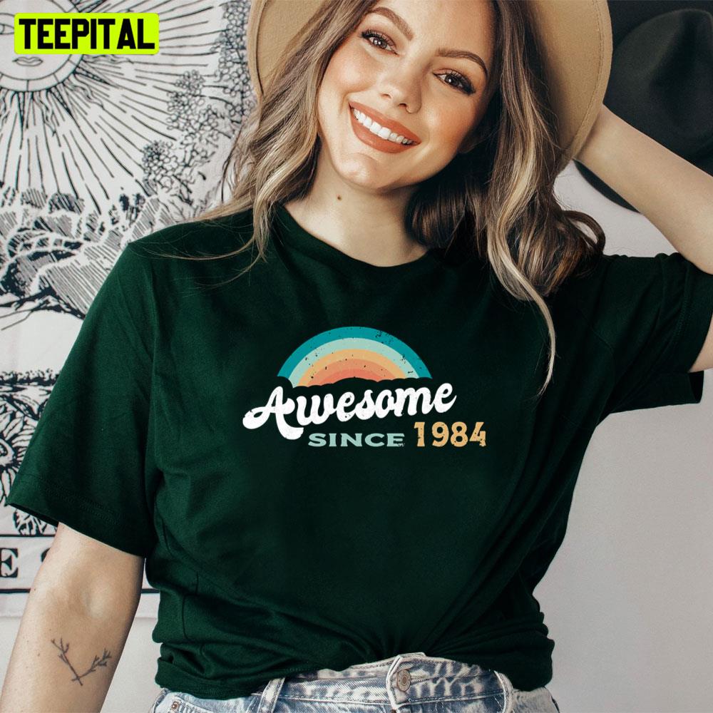 Awesome Since 1984 Vintage Unisex T-Shirt Awesome Since 1984 Vintage Unisex T-Shirt