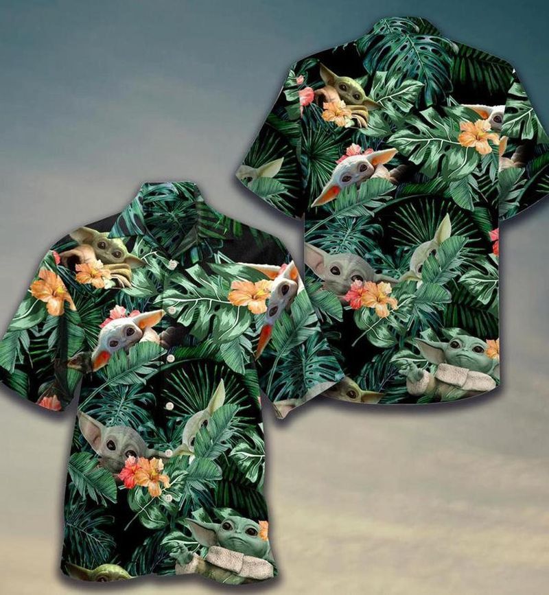 Baby Yoda hawaiian shirt 3 Baby Yoda hawaiian shirt 3