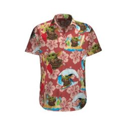 Baby Yoda, Star Wars Beach Shorts Hawaiian HA33