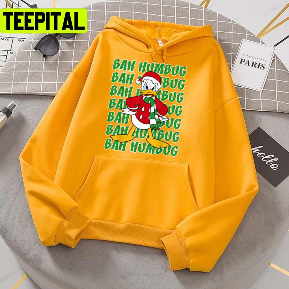 Bah Humbug Christmas Donald Duck Disney Cartoon Unisex T-Shirt Bah Humbug Christmas Donald Duck Disney Cartoon Unisex T-Shirt