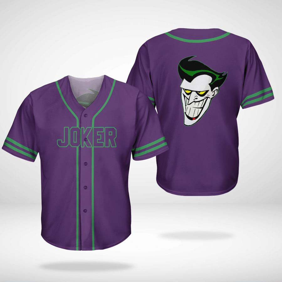 Batman Joker baseball jersey shirt Batman Joker baseball jersey shirt