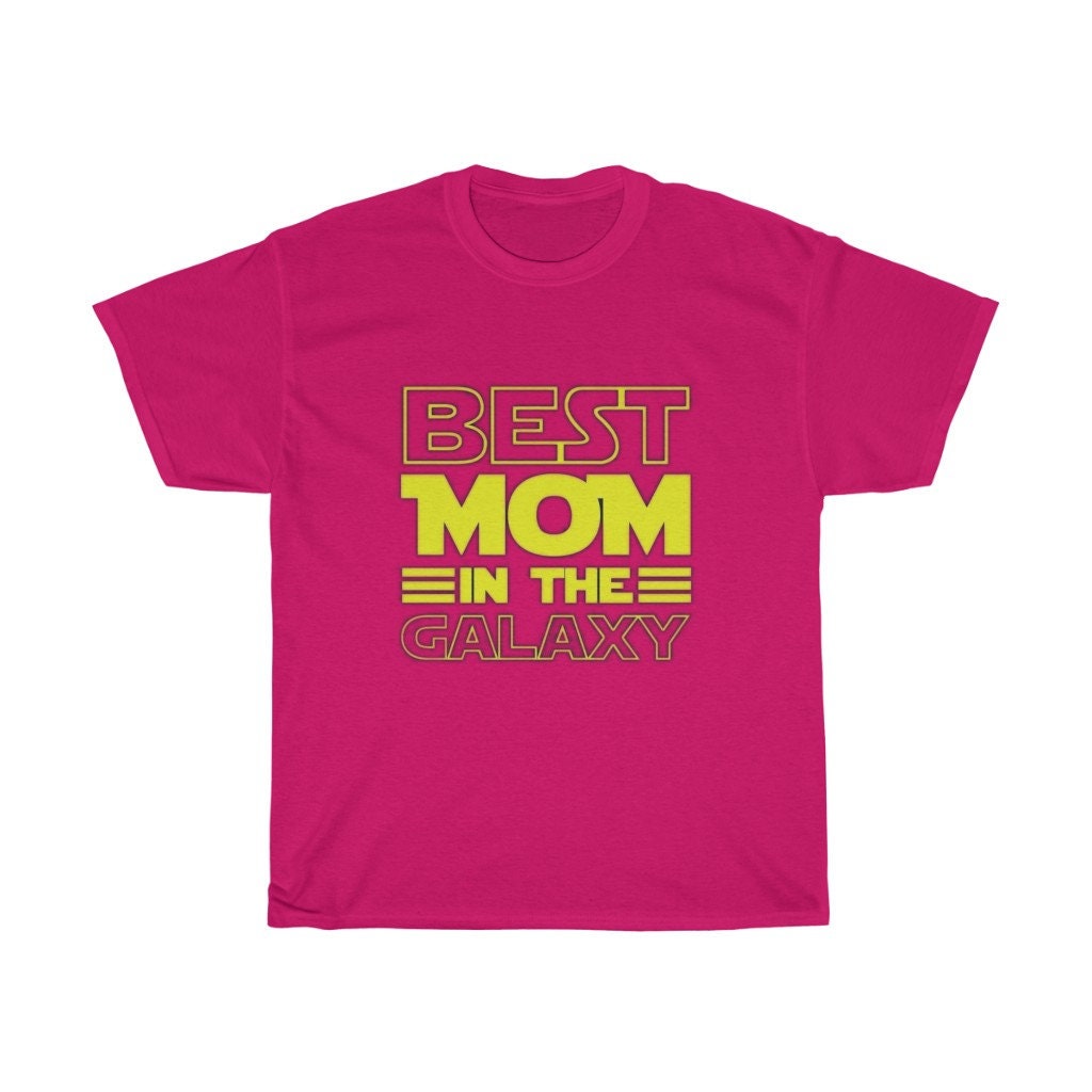 Best Mom In The Galaxy Heavy Cotton Tee Unisex T-Shirt Best Mom In The Galaxy Heavy Cotton Tee Unisex T-Shirt
