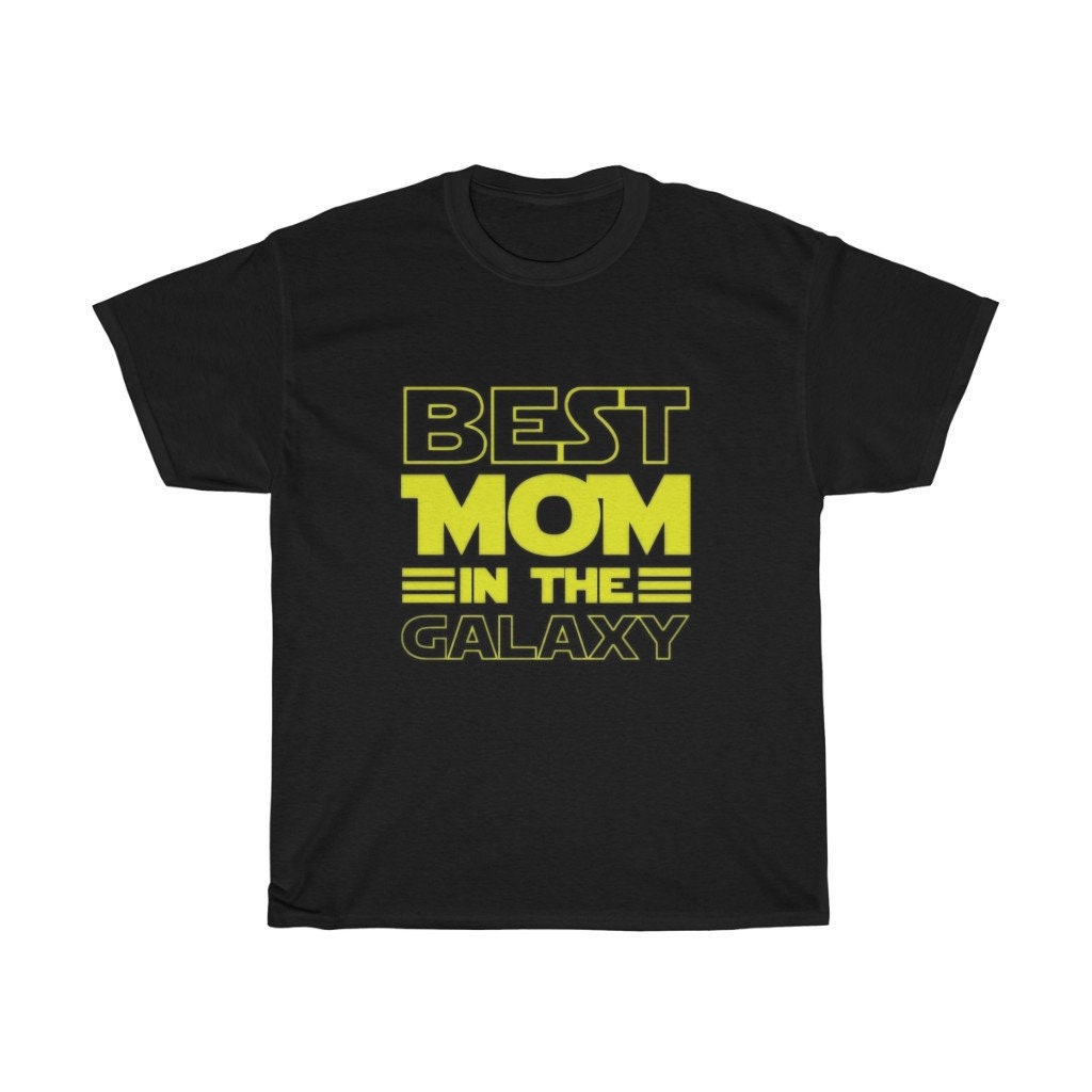 Best Mom In The Galaxy Heavy Cotton Tee Unisex T-Shirt Best Mom In The Galaxy Heavy Cotton Tee Unisex T-Shirt