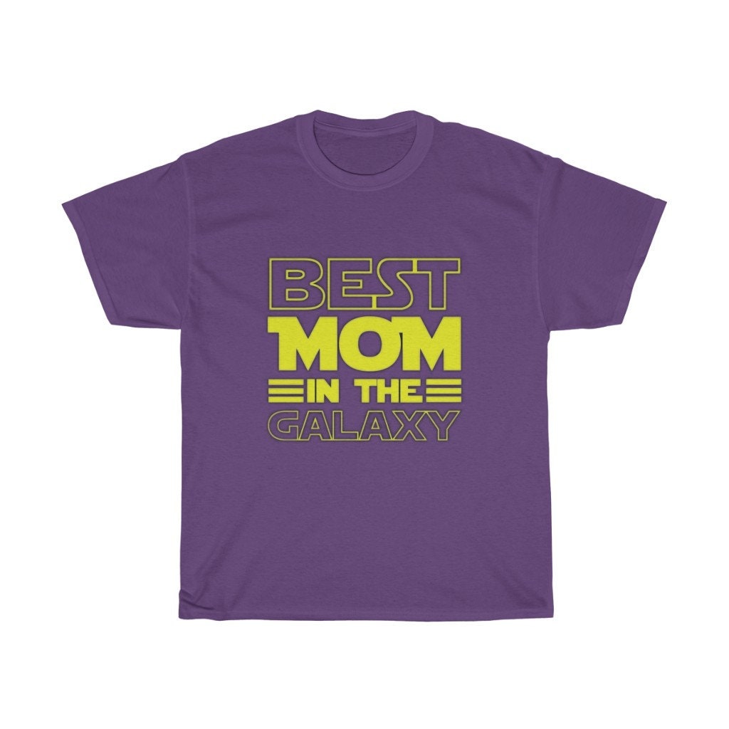 Best Mom In The Galaxy Heavy Cotton Tee Unisex T-Shirt Best Mom In The Galaxy Heavy Cotton Tee Unisex T-Shirt