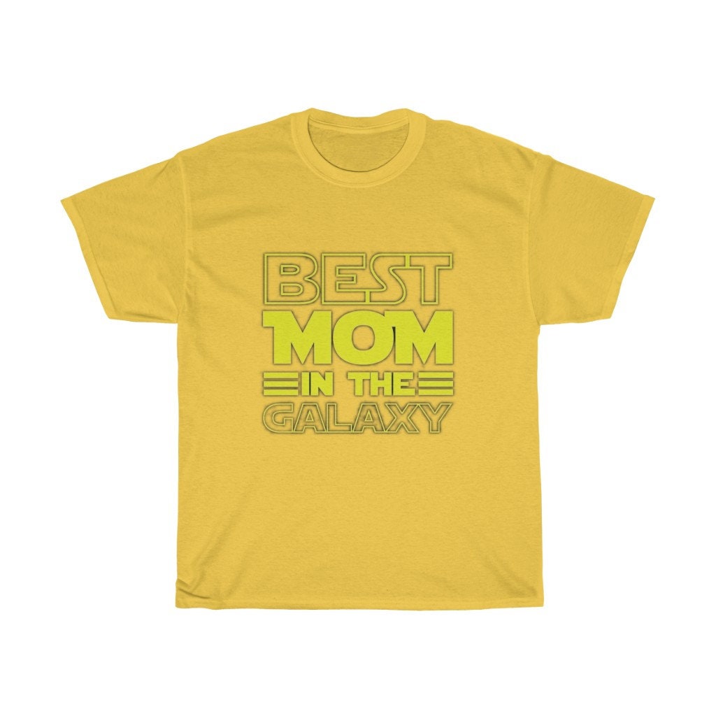 Best Mom In The Galaxy Heavy Cotton Tee Unisex T-Shirt Best Mom In The Galaxy Heavy Cotton Tee Unisex T-Shirt