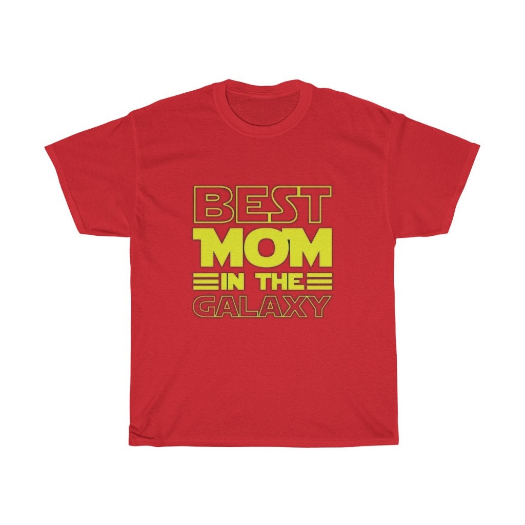 Best Mom In The Galaxy Heavy Cotton Tee Unisex T-Shirt Best Mom In The Galaxy Heavy Cotton Tee Unisex T-Shirt
