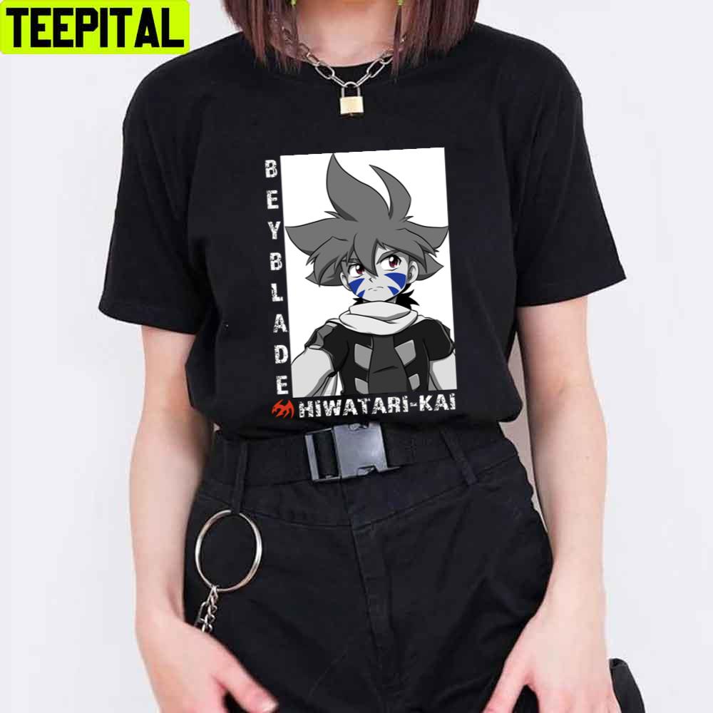 Black And White Beyblade Hiwatari-Kai Unisex T-Shirt Black And White Beyblade Hiwatari-Kai Unisex T-Shirt