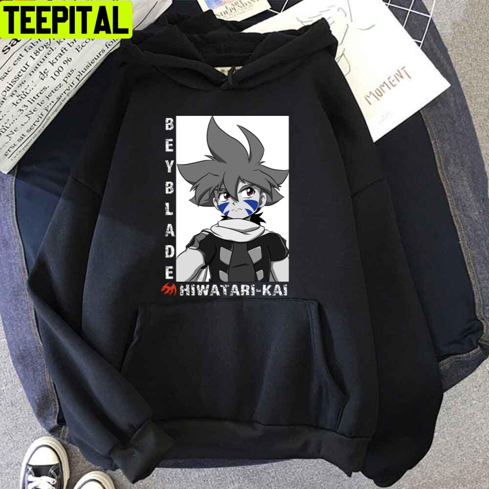 Black And White Beyblade Hiwatari-Kai Unisex T-Shirt Black And White Beyblade Hiwatari-Kai Unisex T-Shirt