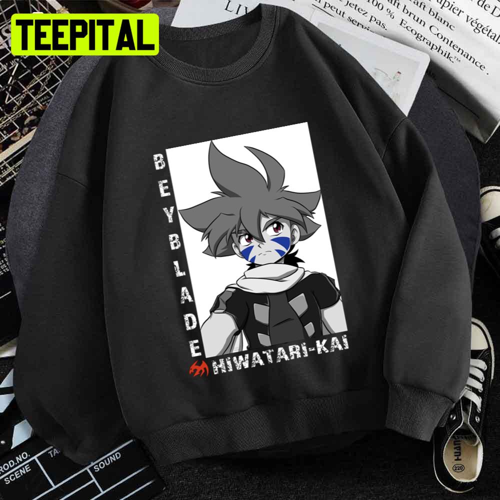 Black And White Beyblade Hiwatari-Kai Unisex T-Shirt Black And White Beyblade Hiwatari-Kai Unisex T-Shirt