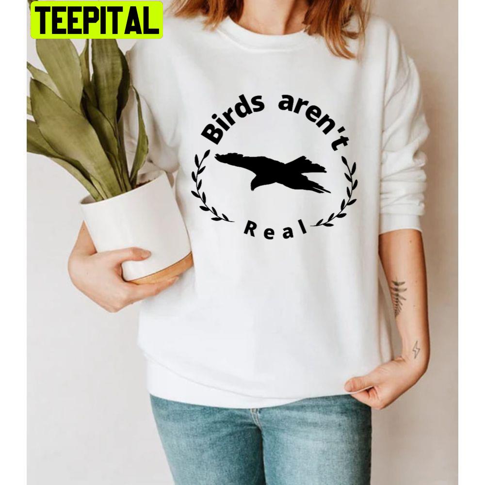 Black Style Birds Aren't Real Elegant Unisex T-Shirt Black Style Birds Aren't Real Elegant Unisex T-Shirt