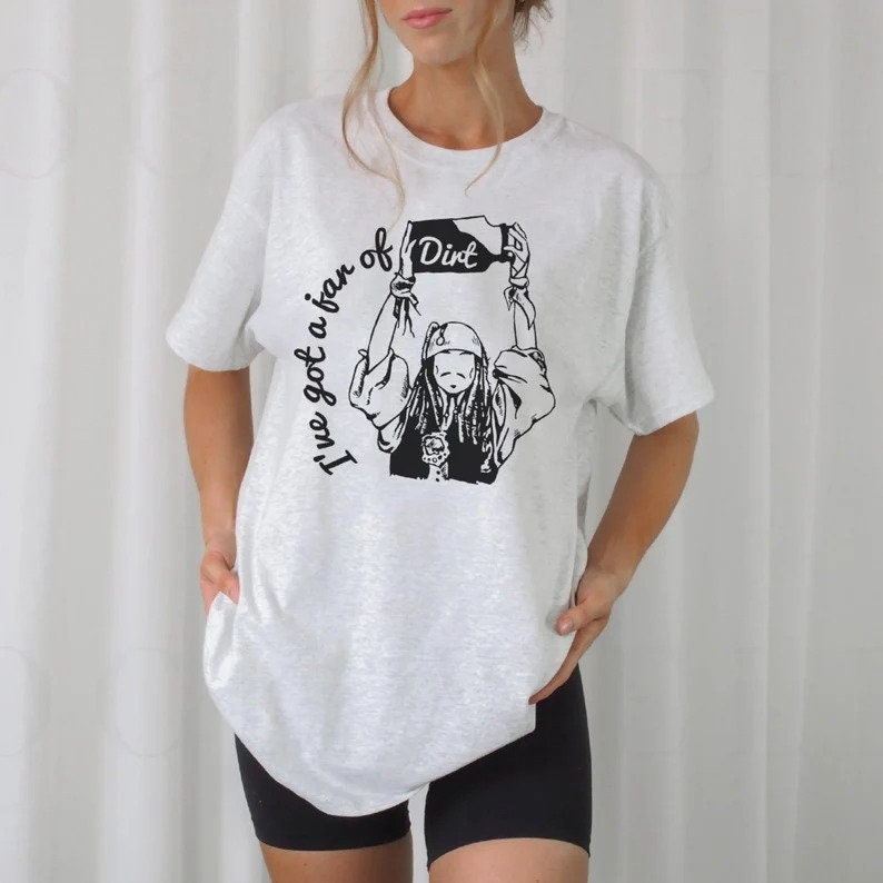 Black White Style I Got A Jar Of Dirt Funny Pirate Justice For Johnny Depp Unisex T-Shirt Black White Style I Got A Jar Of Dirt Funny Pirate Justice For Johnny Depp Unisex T-Shirt