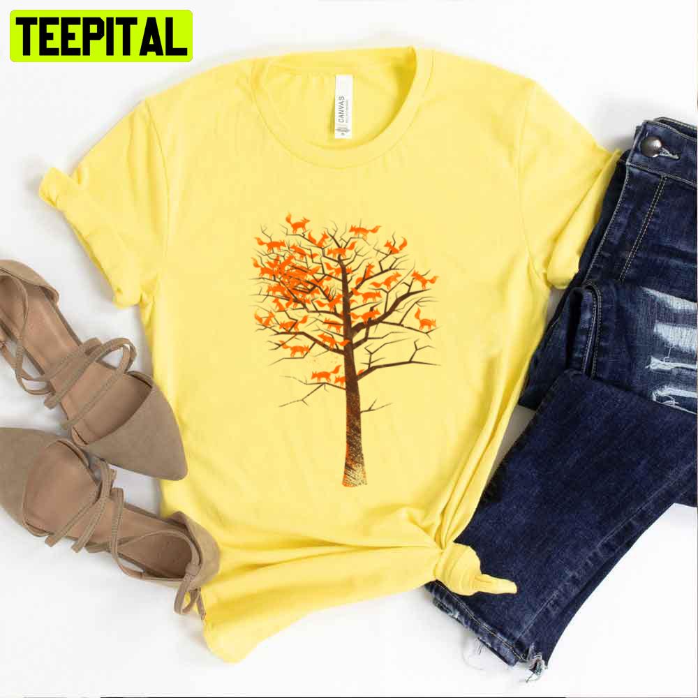 Blazing Fox Tree Unisex T-Shirt Blazing Fox Tree Unisex T-Shirt