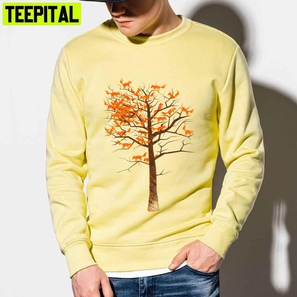 Blazing Fox Tree Unisex T-Shirt Blazing Fox Tree Unisex T-Shirt