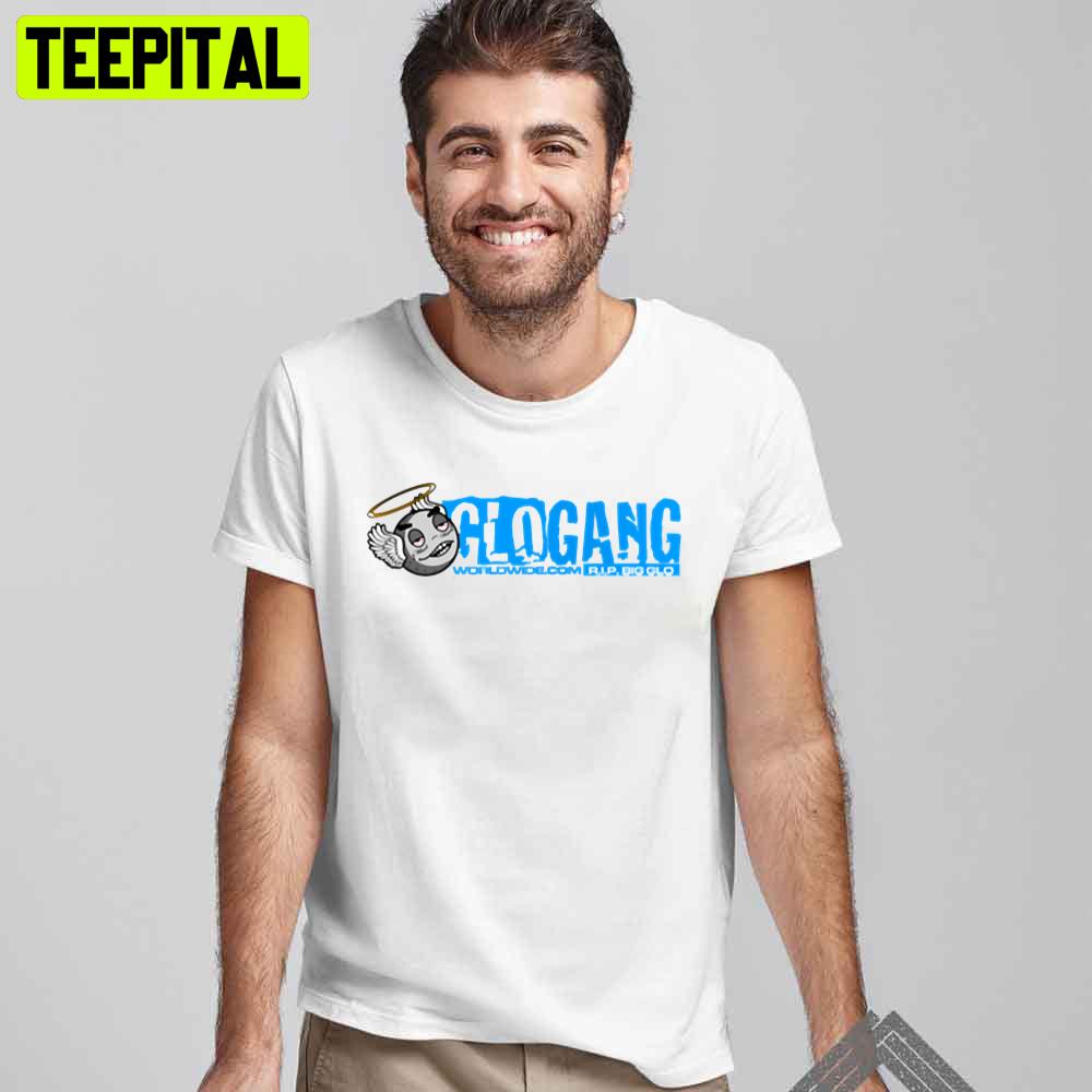 Blue Text Big Glo Unisex T-Shirt Blue Text Big Glo Unisex T-Shirt