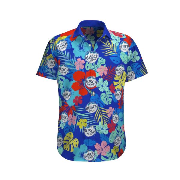 Busch Light Beer Hawaiian Shirt 4 PK12 Busch Light Beer Hawaiian Shirt 4 PK12