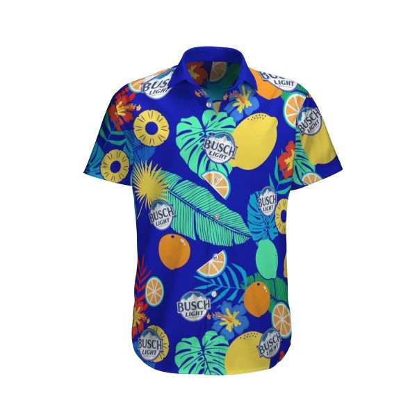 Busch Light Beer Hawaiian Shirt 6 PK12 Busch Light Beer Hawaiian Shirt 6 PK12
