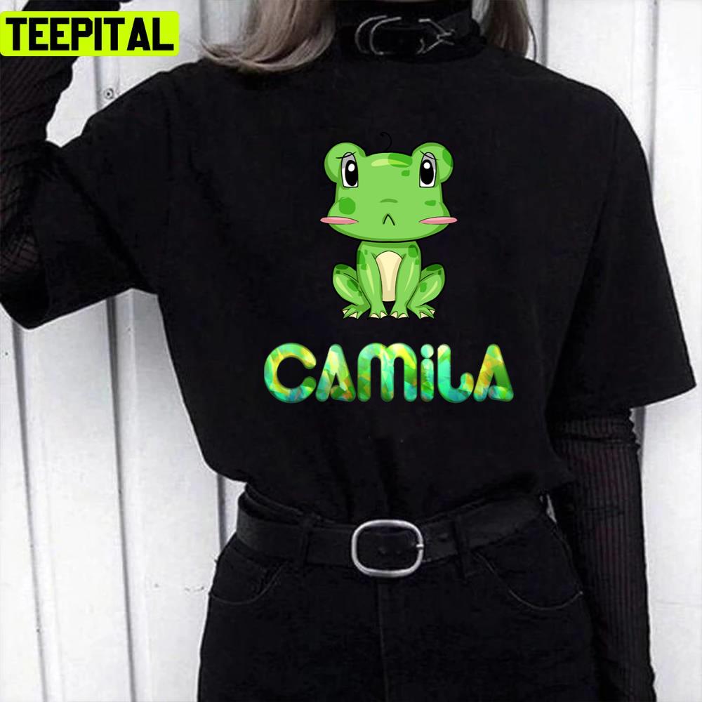 Camila Frog Camila Cabello Cute Fanart Unisex T-Shirt Camila Frog Camila Cabello Cute Fanart Unisex T-Shirt