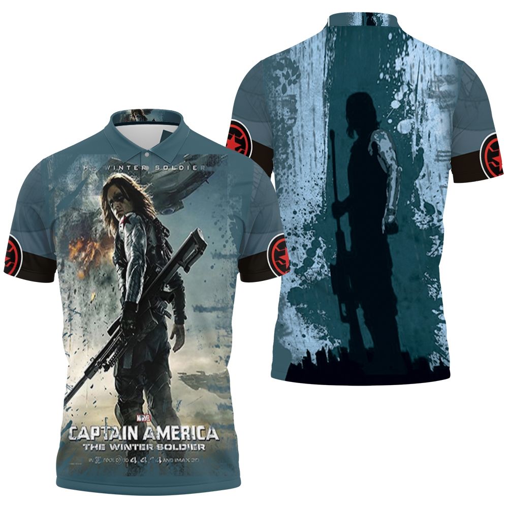 Captain America And The Winter Soldier Avengers Polo Shirt All Over Print Shirt 3d T-shirt Captain America And The Winter Soldier Avengers Polo Shirt All Over Print Shirt 3d T-shirt