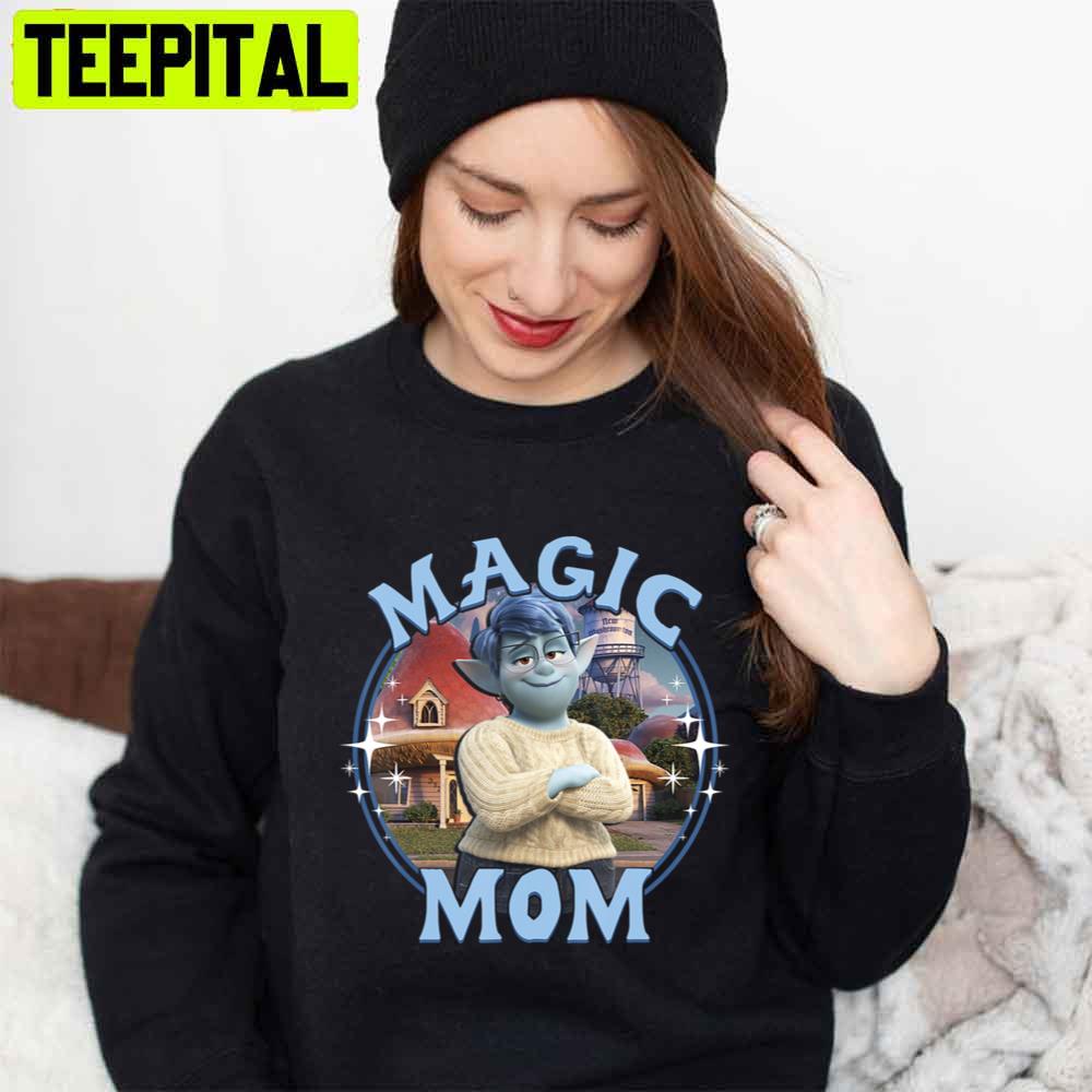 Cartoon Magic Elf Mom Portrait Unisex T-Shirt Cartoon Magic Elf Mom Portrait Unisex T-Shirt