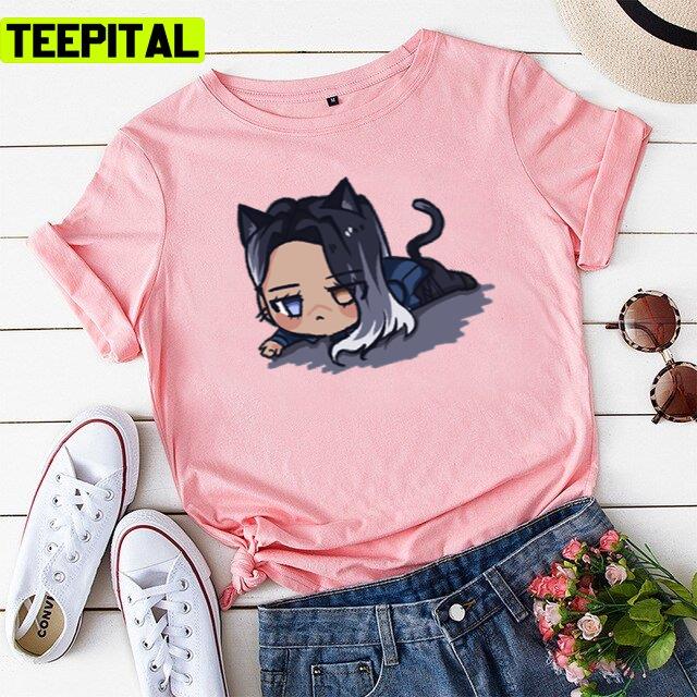 Catlorant Fade Chibi Riot Games Design Unisex T-Shirt Catlorant Fade Chibi Riot Games Design Unisex T-Shirt