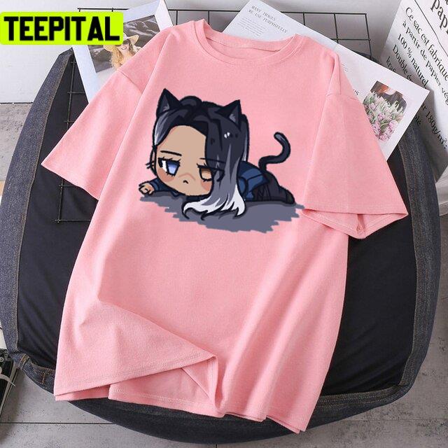 Catlorant Fade Chibi Riot Games Design Unisex T-Shirt Catlorant Fade Chibi Riot Games Design Unisex T-Shirt
