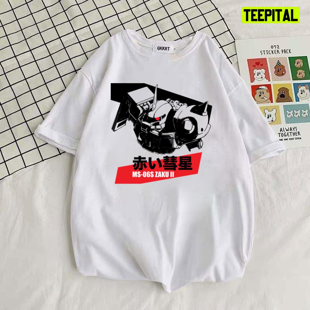 Char Red Comet Zaku Unisex T-Shirt Char Red Comet Zaku Unisex T-Shirt