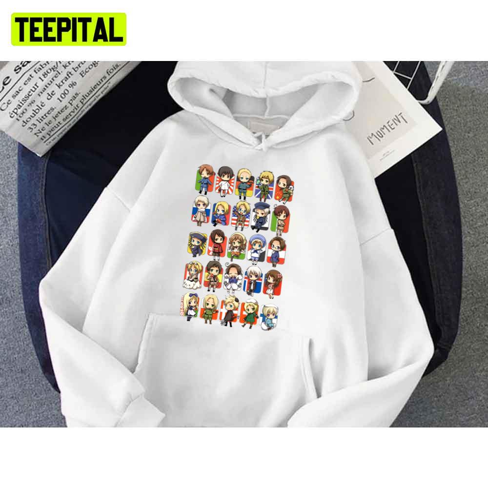 Characters Hetalia Unisex T-Shirt Characters Hetalia Unisex T-Shirt