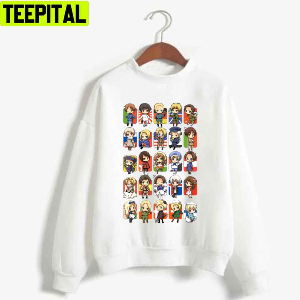 Characters Hetalia Unisex T-Shirt Characters Hetalia Unisex T-Shirt