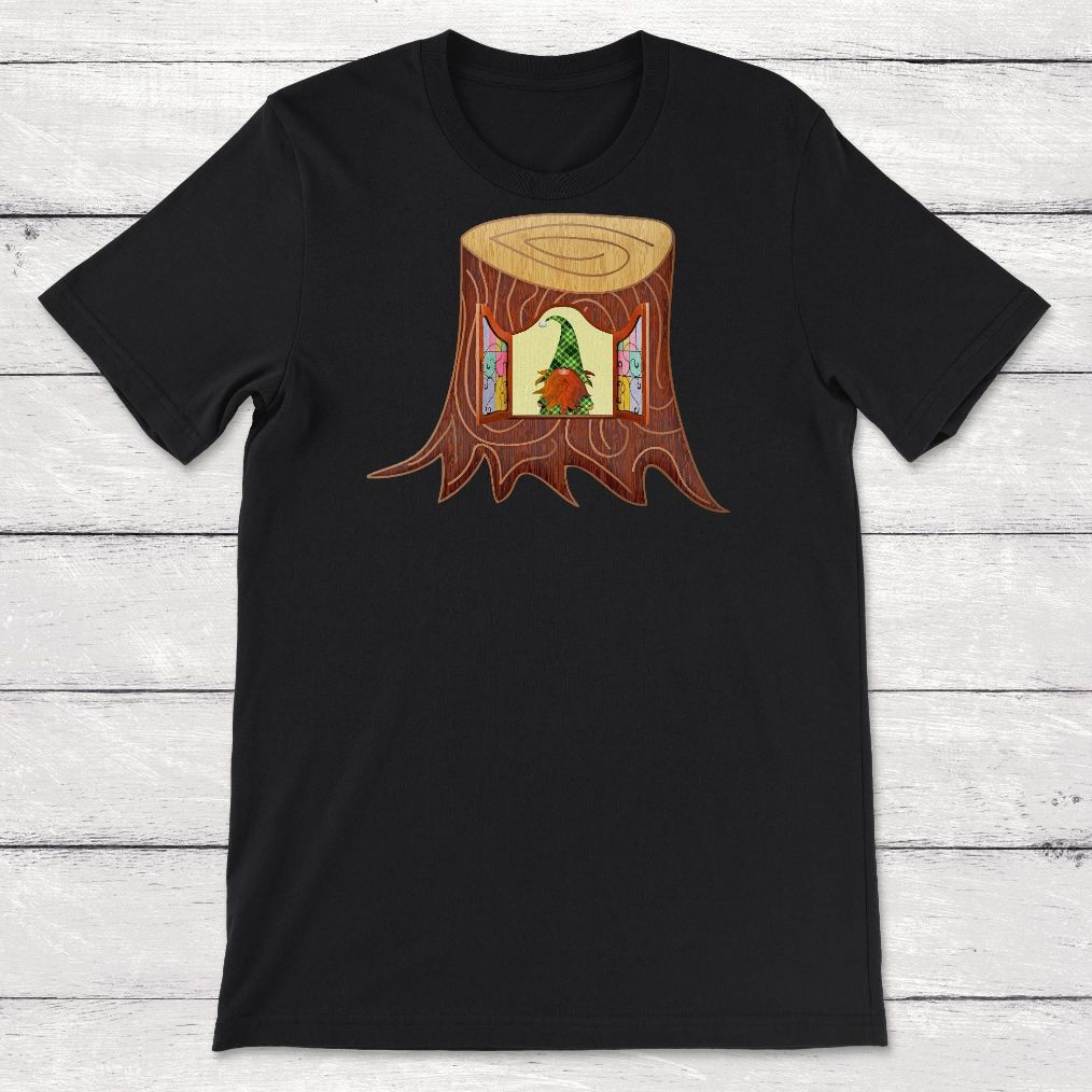 Christmas Gnome Tree Stump Unisex T-Shirt Christmas Gnome Tree Stump Unisex T-Shirt