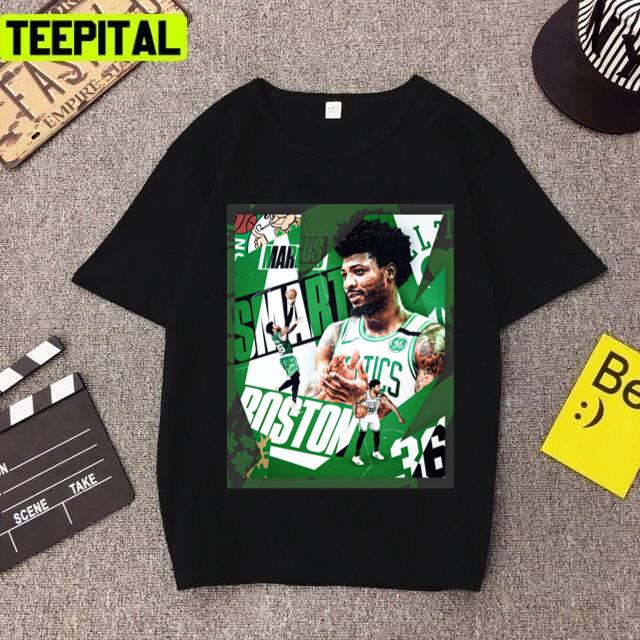 Clever Design Celtics Marcus Smart Art Unisex T-Shirt Clever Design Celtics Marcus Smart Art Unisex T-Shirt