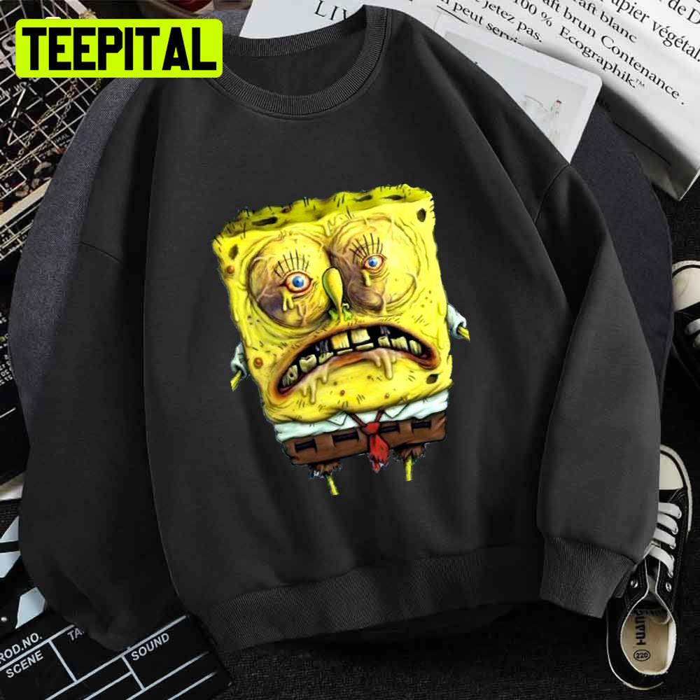 Close Up Spongebob Unisex T-Shirt Close Up Spongebob Unisex T-Shirt