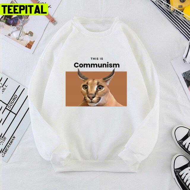 Communism Floppa Funny Meme Design Unisex T-Shirt Communism Floppa Funny Meme Design Unisex T-Shirt