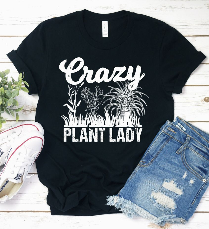Crazy Plant Lady Vegan Shirt Crazy Plant Lady Vegan Shirt
