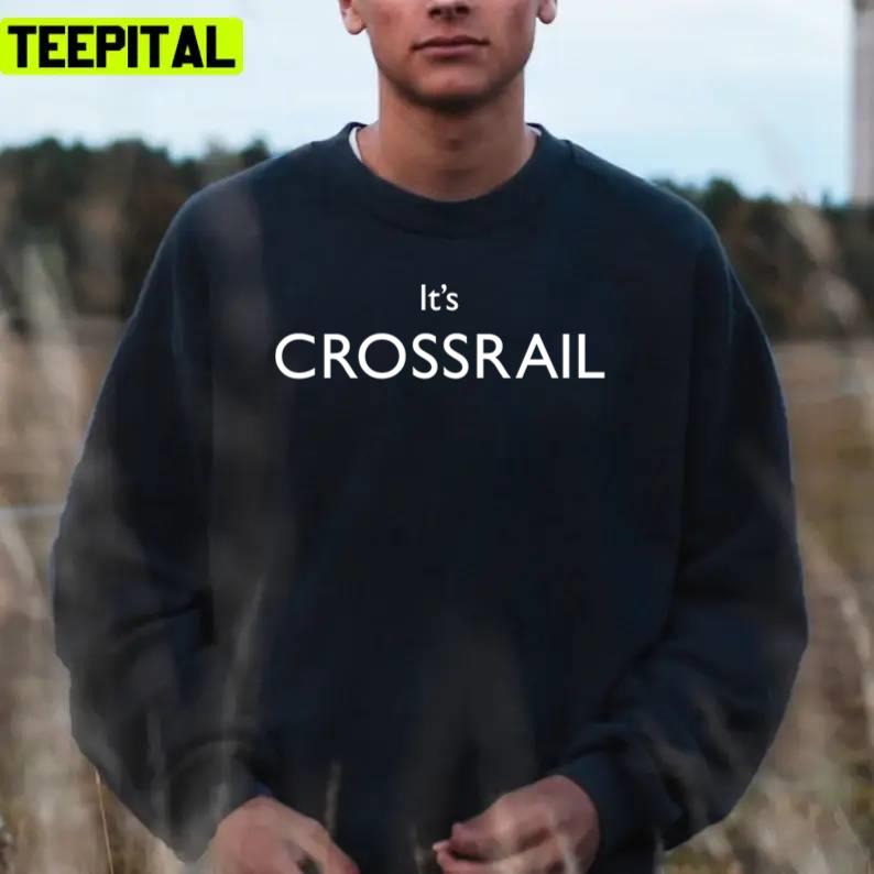 Crossrail Trending Text 2022 Design Unisex T-Shirt Crossrail Trending Text 2022 Design Unisex T-Shirt