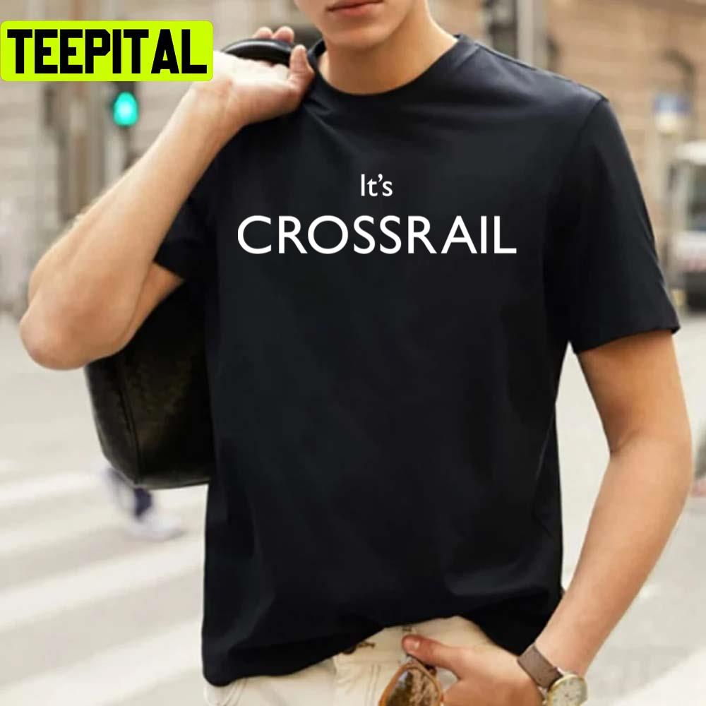 Crossrail Trending Text 2022 Design Unisex T-Shirt Crossrail Trending Text 2022 Design Unisex T-Shirt