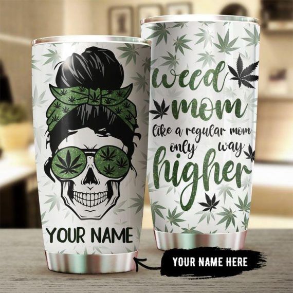 Custom Name Gift For Hippie Pot Leaf Mom Gift For Lover Travel Tumbler Custom Name Gift For Hippie Pot Leaf Mom Gift For Lover Travel Tumbler