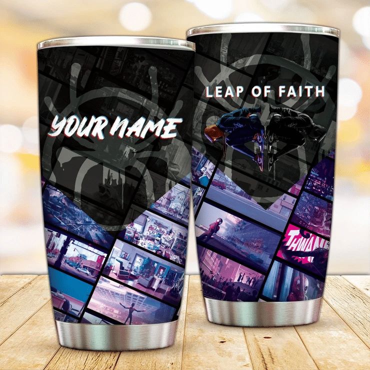 Custom Name Leap Of Faith - Signed Gift For Lover Day Travel Tumbler Custom Name Leap Of Faith - Signed Gift For Lover Day Travel Tumbler