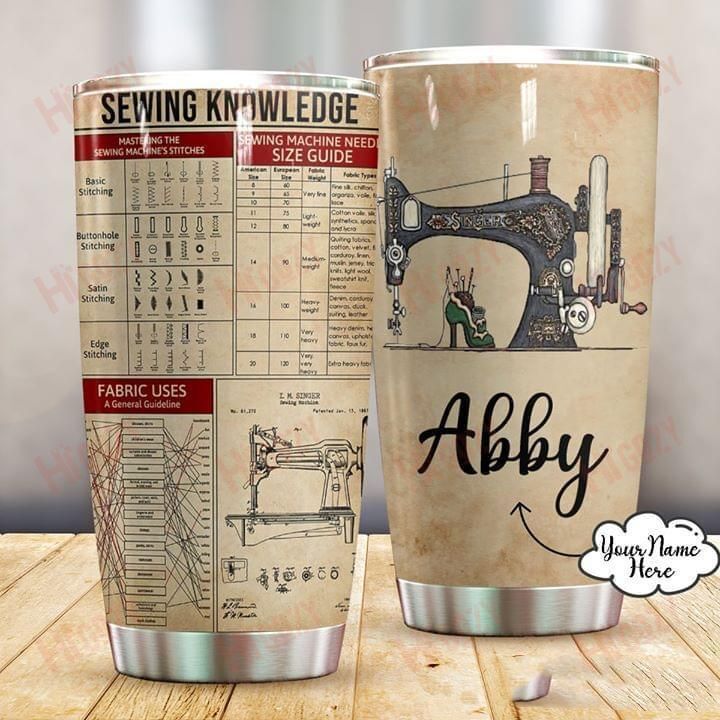 Custom Name Sewing Knowledge Gift For Lover Day Travel Tumbler Custom Name Sewing Knowledge Gift For Lover Day Travel Tumbler