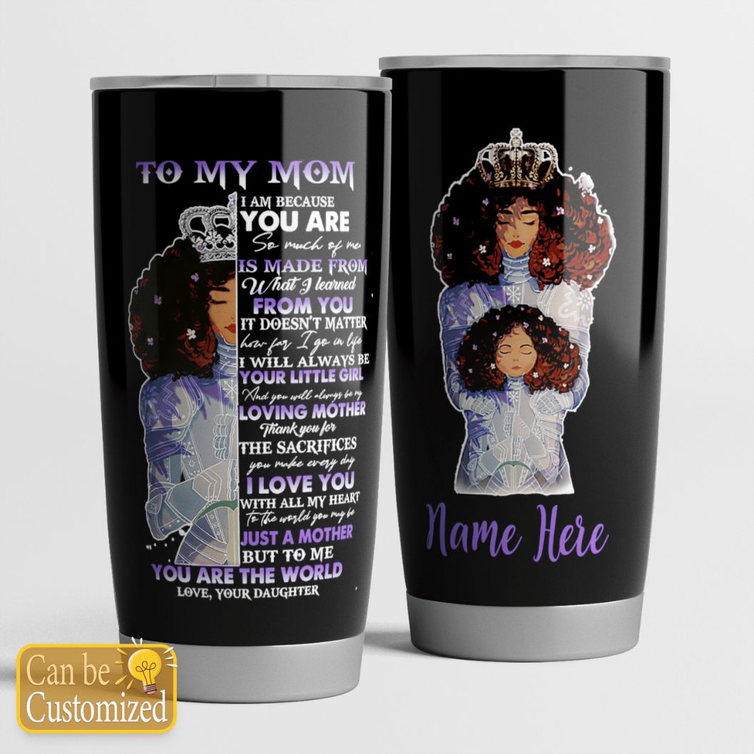 Custom Name To My Mom 4 Gift For Lover Travel Tumbler All Over Print Custom Name To My Mom 4 Gift For Lover Travel Tumbler All Over Print